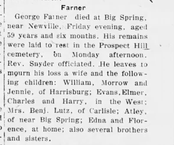 Clipping from The Sentinel